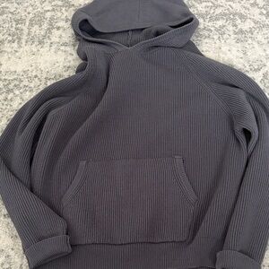Edikted Charcoal Hooded Knit